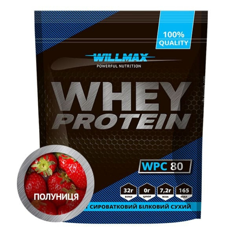 

Протеин Willmax Whey Protein 80% 920г Клубника