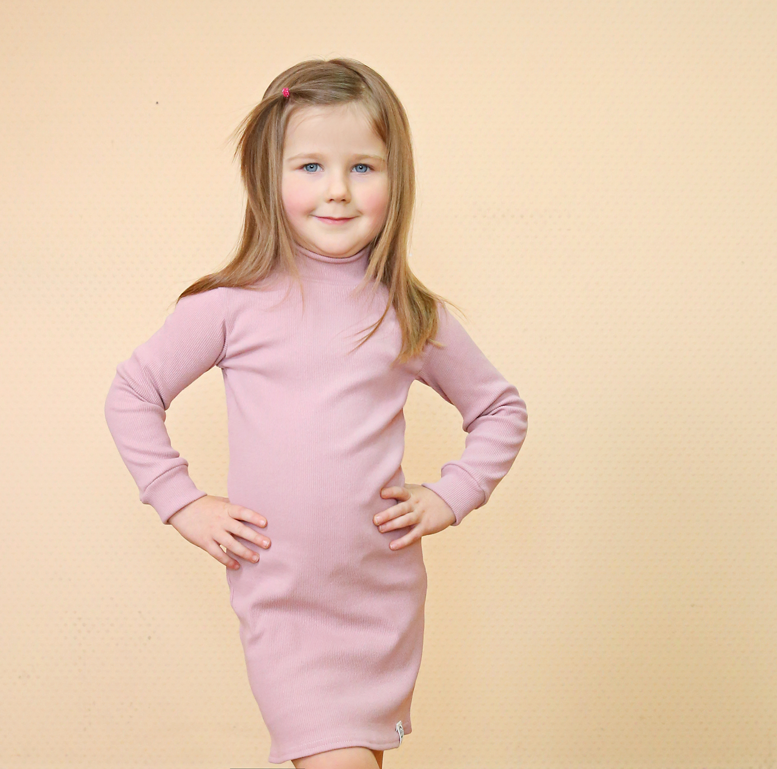 

Платье Little Bunny резинка 134см Розовое