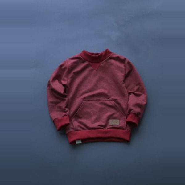 

Джемпер Little Bunny с карманом кенгуру 92см Бордовый
