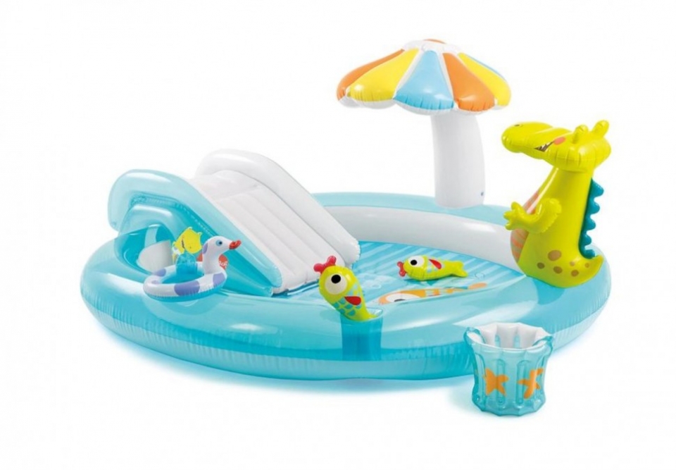 

Надувной игровой центр Intex, Аллигатор, 57129