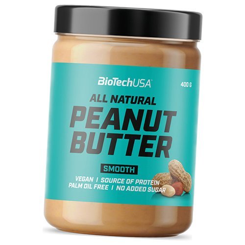 

Арахисовая Паста, Peanut Butter, BioTech (USA) 400г Однородный (05084012)
