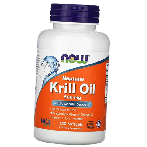 

Масло криля, Neptune Krill Oil 500, Now Foods 120гелкапс (67128016)