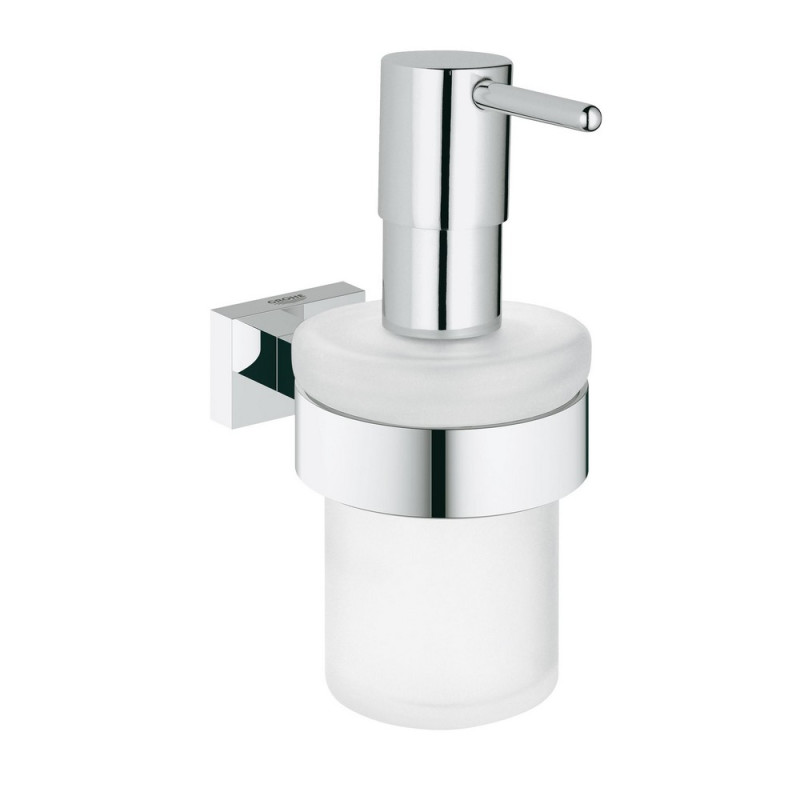 

Дозатор жидкого мыла настенный GROHE Essentials Cube 40756001 хром (34273)