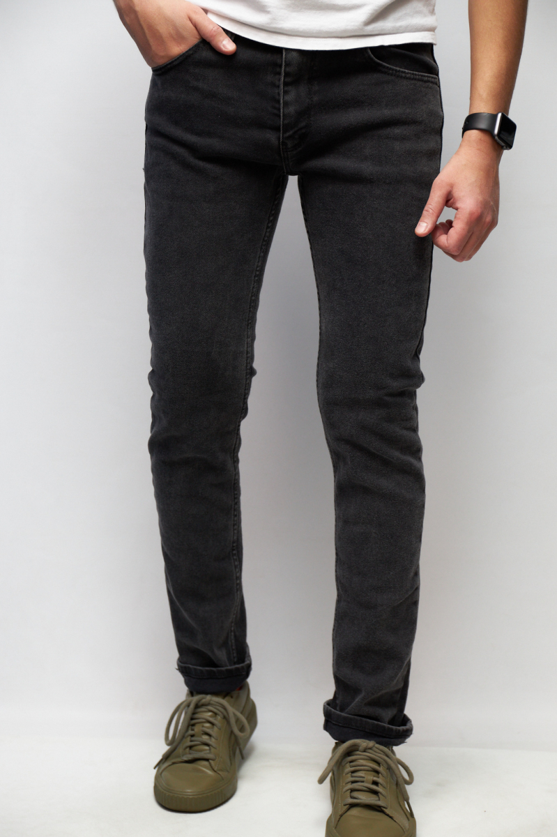 

Джинсы мужские Fashion Republic Corcix 7278 с потертостями 38 Черный
