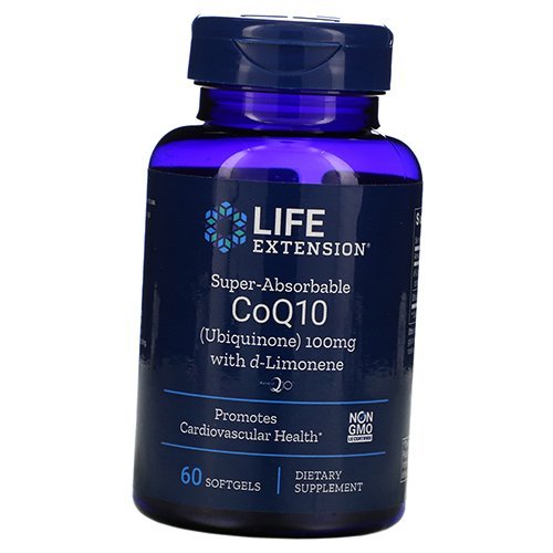 

Антиоксидант Life Extension Super-Absorbable CoQ10 Ubiquinone with d-Limonene 60гелкапс (70346004)