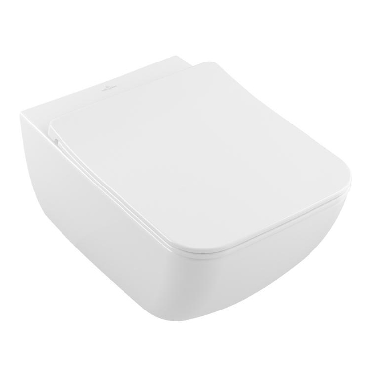 

Унитаз подвесной Villeroy & Boch Verity Line крепление + сиденье 4615R001+8M19S101 белый (30524)