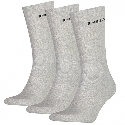 

Head Носки Crew Unisex 771027001 39-42 3 пары Серый