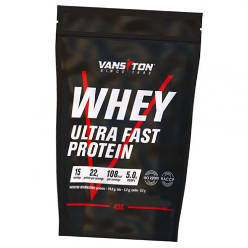 

Whey Ultra Fast Protein Ванситон 450г Вишня (29173005)
