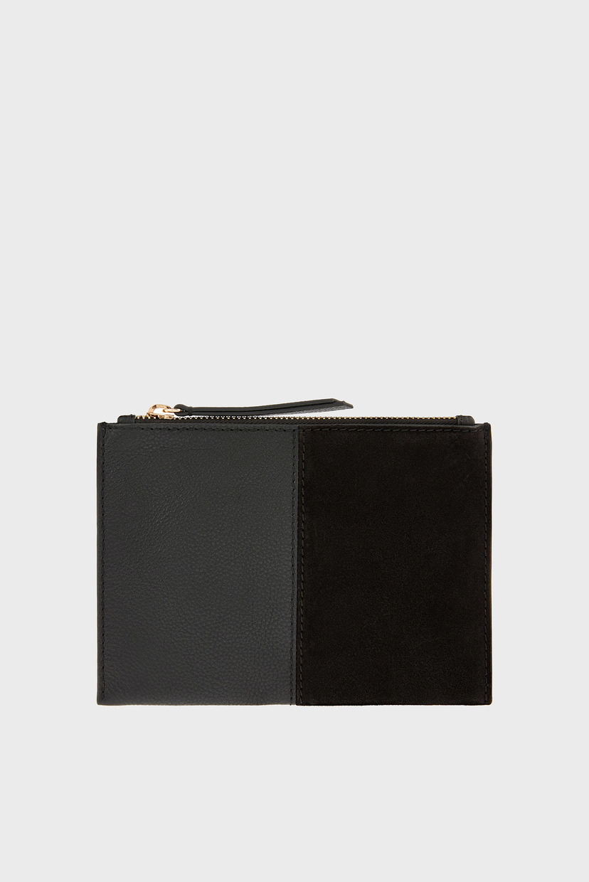 

Женский черный кожаный кошелек CARMEN LEATHER POUCH Accessorize OS 989144