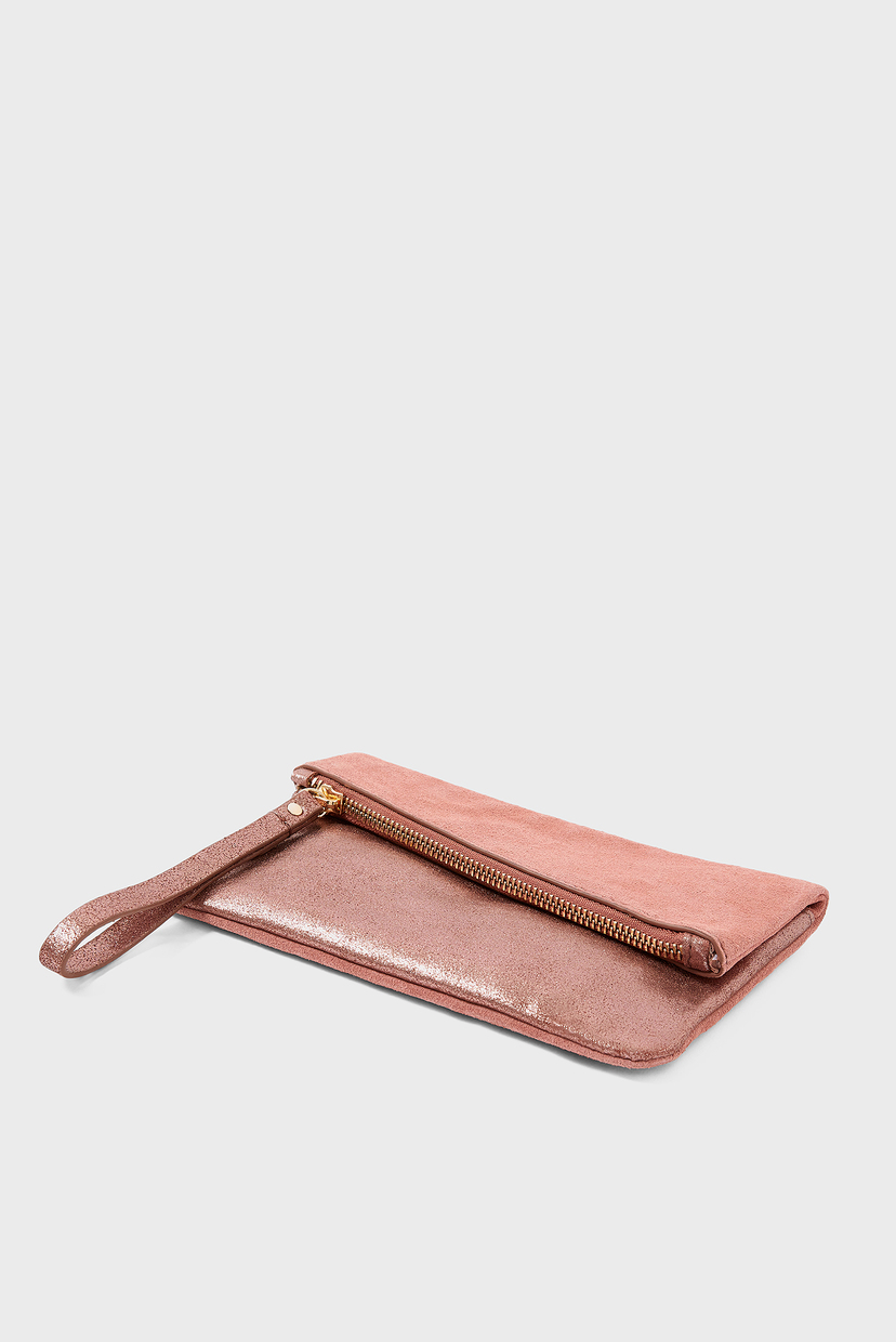 

Женский розовый кожаный кошелёк FOLDOVER LEATHER POU Accessorize OS 989135