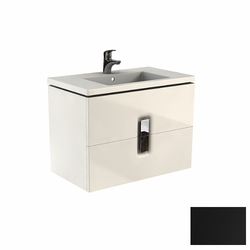 

Тумба под умывальник 80 KOLO TWIN черная матовая с двумя ящиками 89555000 (25077)