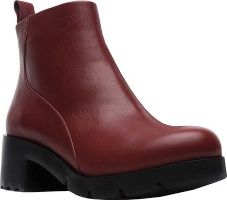 

Женские ботинки Camper Wanda Zip Ankle Bootie Red Brown Calfskin 39