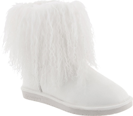 

Женские угги Bearpaw Boo Solids Furry Boot White Curly Lamb Hair/Cow Suede 43