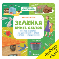 

Зелёная книга сказок. Я читаю по слогам: складываю слоги в слова, а слова – в предложения (13991296)