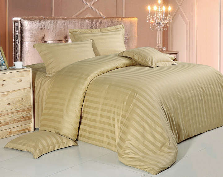 

Комплект постільної білизни Love You страйп сатін 0010