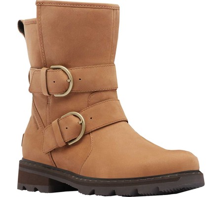 

Женские ботинки Sorel Lennox Moto Cozy Waterproof Boot Velvet Tan Waterproof Full Grain Leather 41