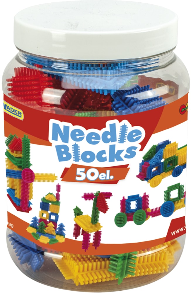 

Конструктор Wader Needle Blocks Ежик 50 элементов (41930) (5900694419308)