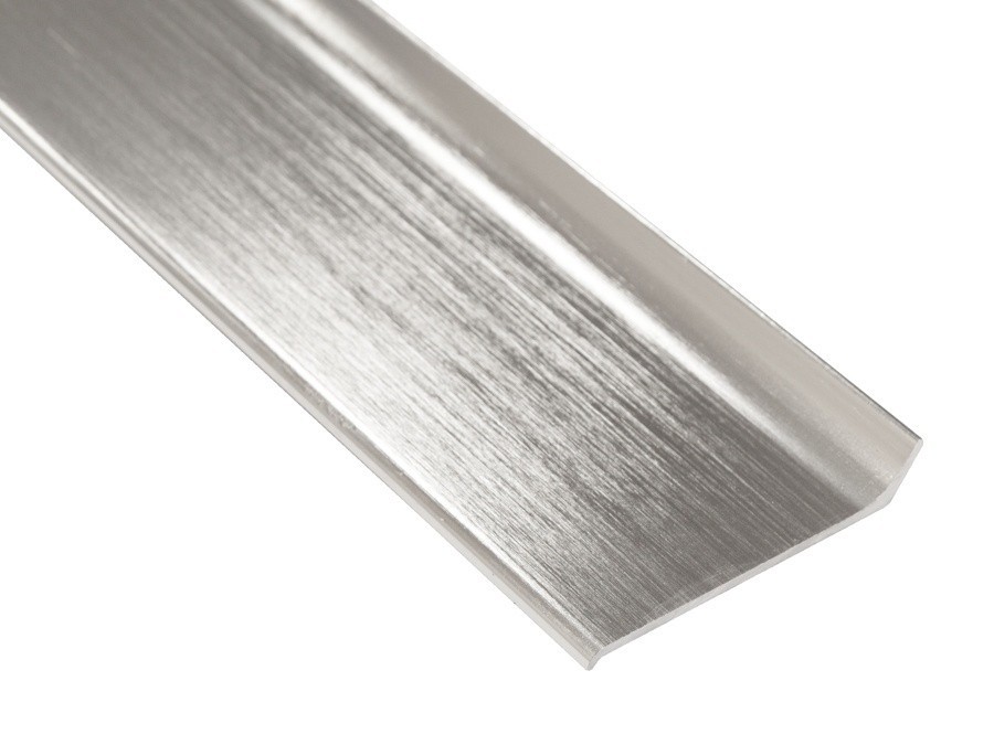 

Алюминиевый плинтус Profilpas Metal line 90 высота 50 мм сатинированное серебро (Metal Line 90/5 SSF)