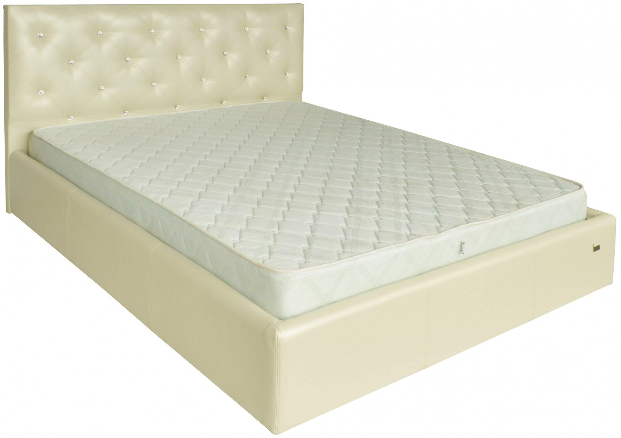 

Кровать Bristol Standart 120 х 190 см Мадрас Перламутр 3 White С1 Белая