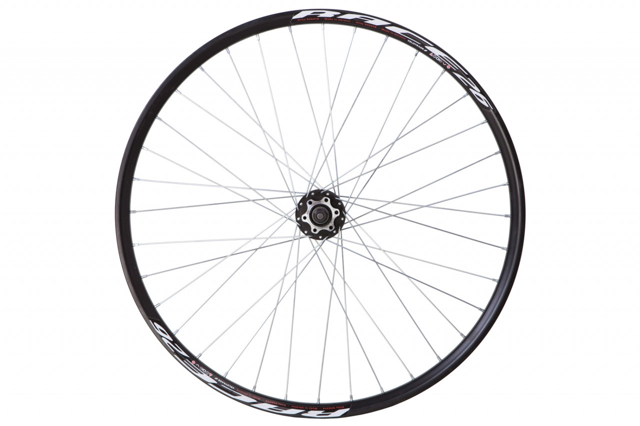 

Колесо велосипедное переднее 26" Velotrade 36 спиц 14G под дисковый тормоз