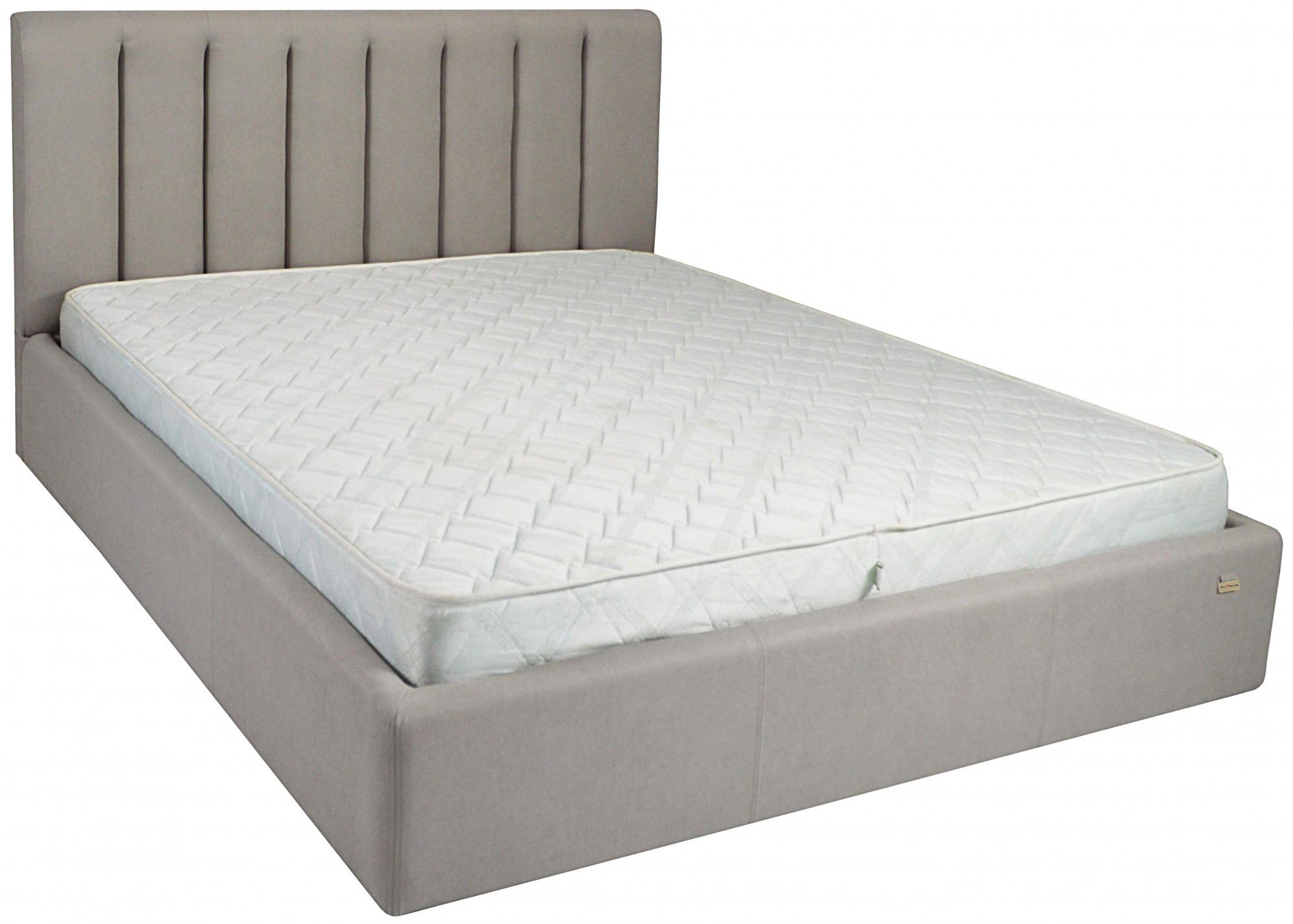 

Кровать Sanam Standart 120 х 200 см Fibril 06 Серая