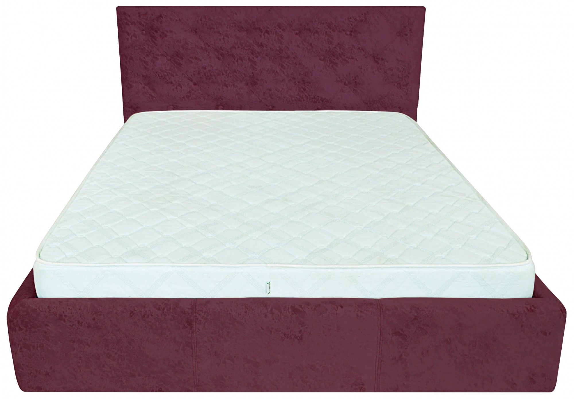 

Кровать Bristol Comfort 140 х 200 см Алексис Bordo 07 С подъемным механизмом и нишей для белья Бордовая