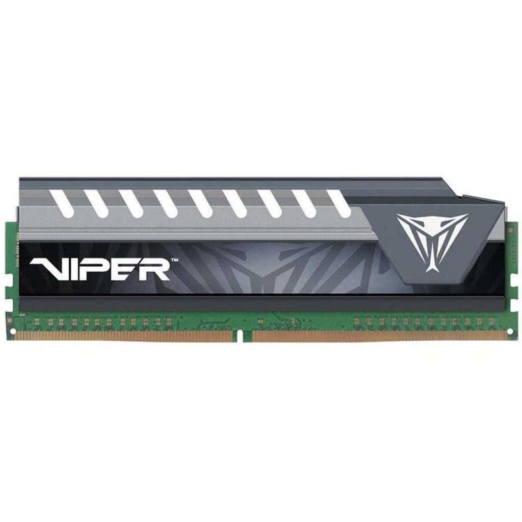 

Модуль памяти для компьютера DDR4 8GB 2400 MHz Viper Elite Gray Patriot (PVE48G240C6GY)