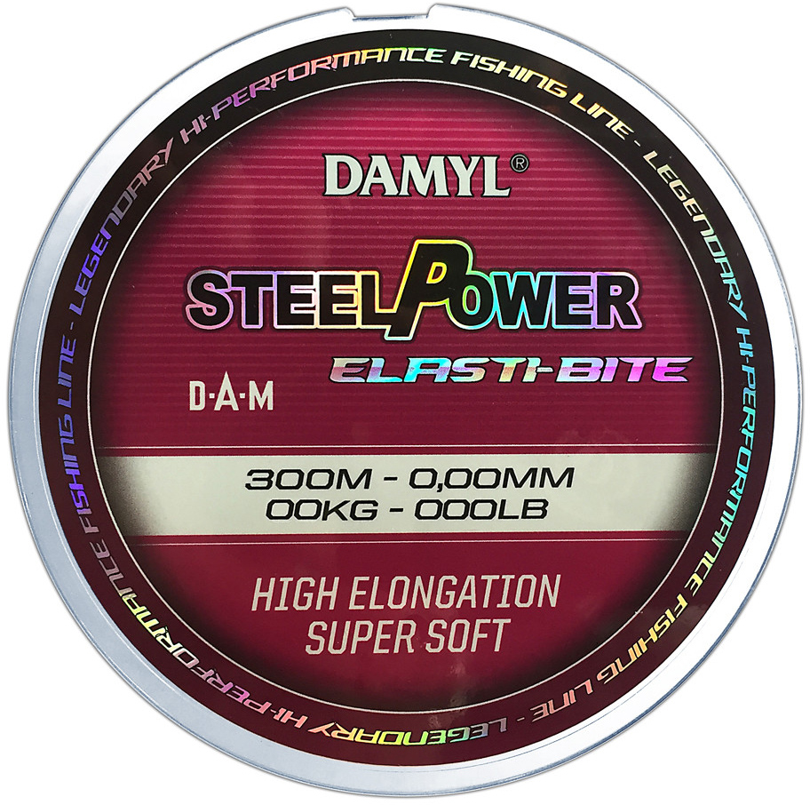 

Леска DAM DAMYL Steelpower Elasti-Bite Mono 300 м 0.35 мм 15 кг (52000)