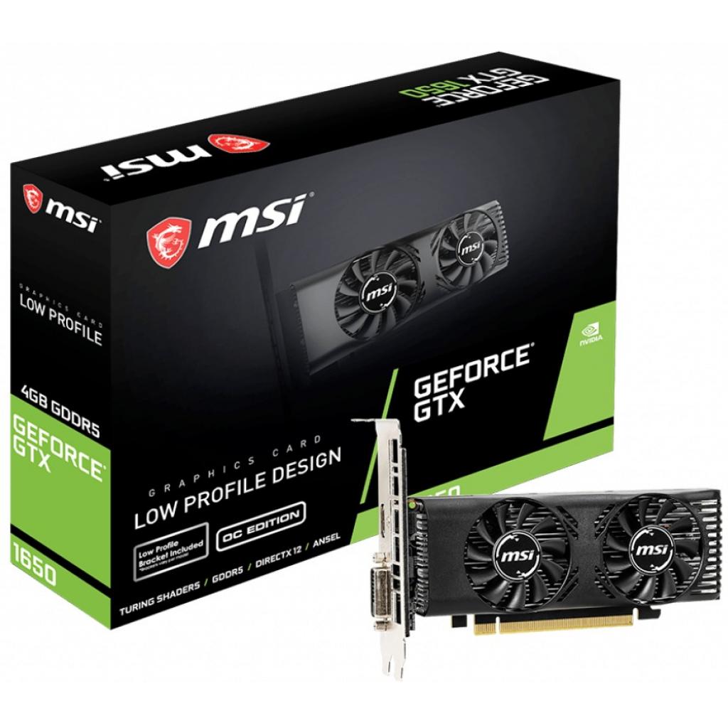 

Видеокарта MSI GeForce GTX1650 4096Mb LP OC (GTX 1650 4GT LP OC)