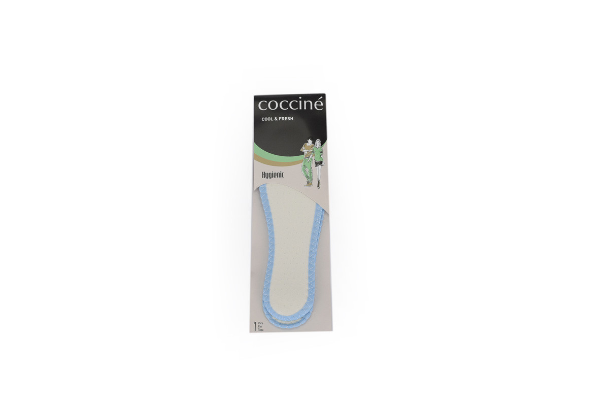 

Стельки из термо-полиэфирных волокон Coccine COOL & FRESH размер 41 665/141/41