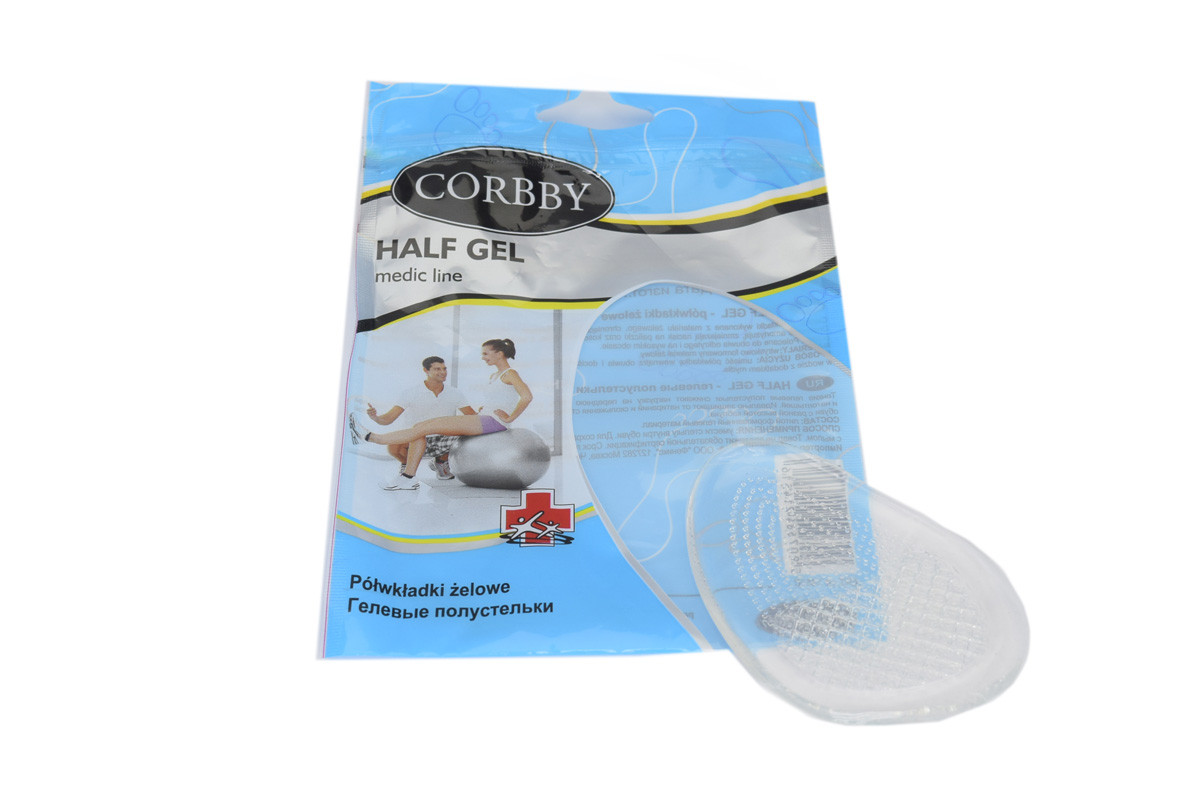 

Полустельки гелевые против скольжения Corbby HALF GEL 1451С