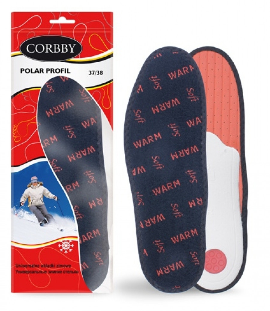 

Профилированные зимние стельки на флисе Corbby POLAR PROFIL размер 39/40 1683С