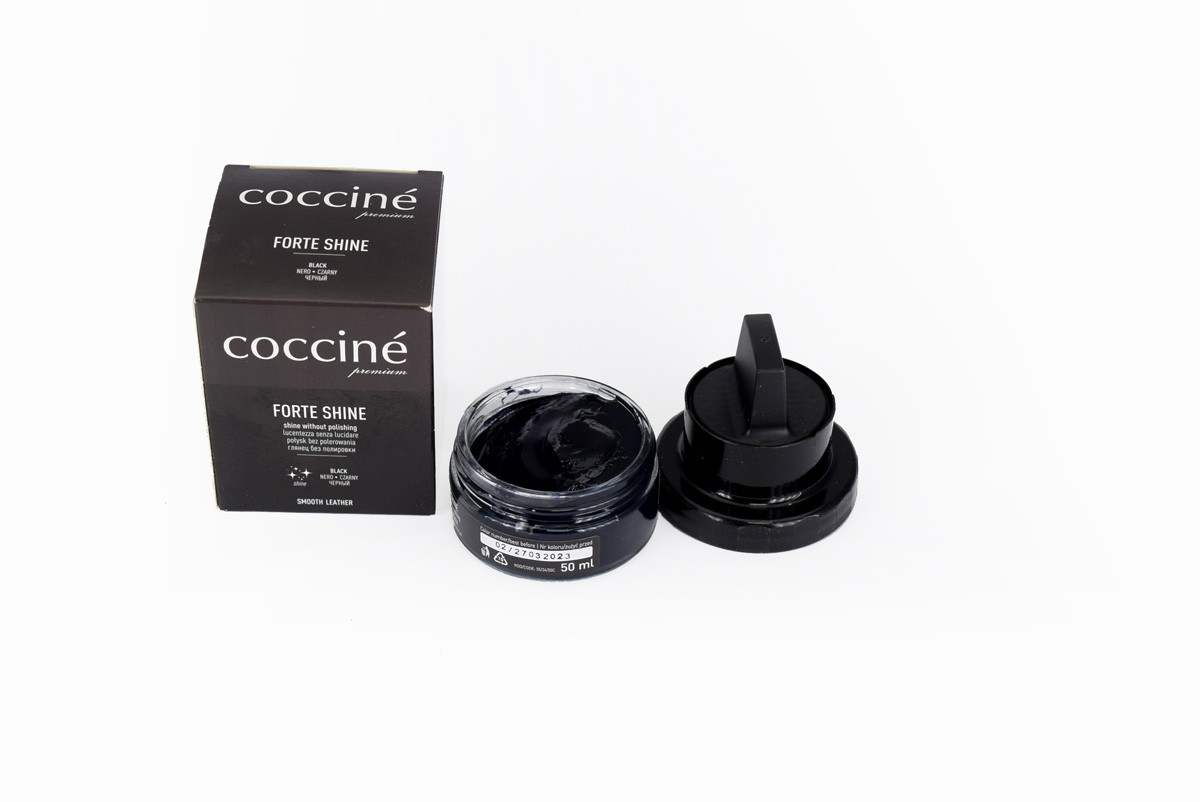 

Крем для обуви с усиленным блеском Coccine FORTE SHINE Черный 50мл 55/24/50/02