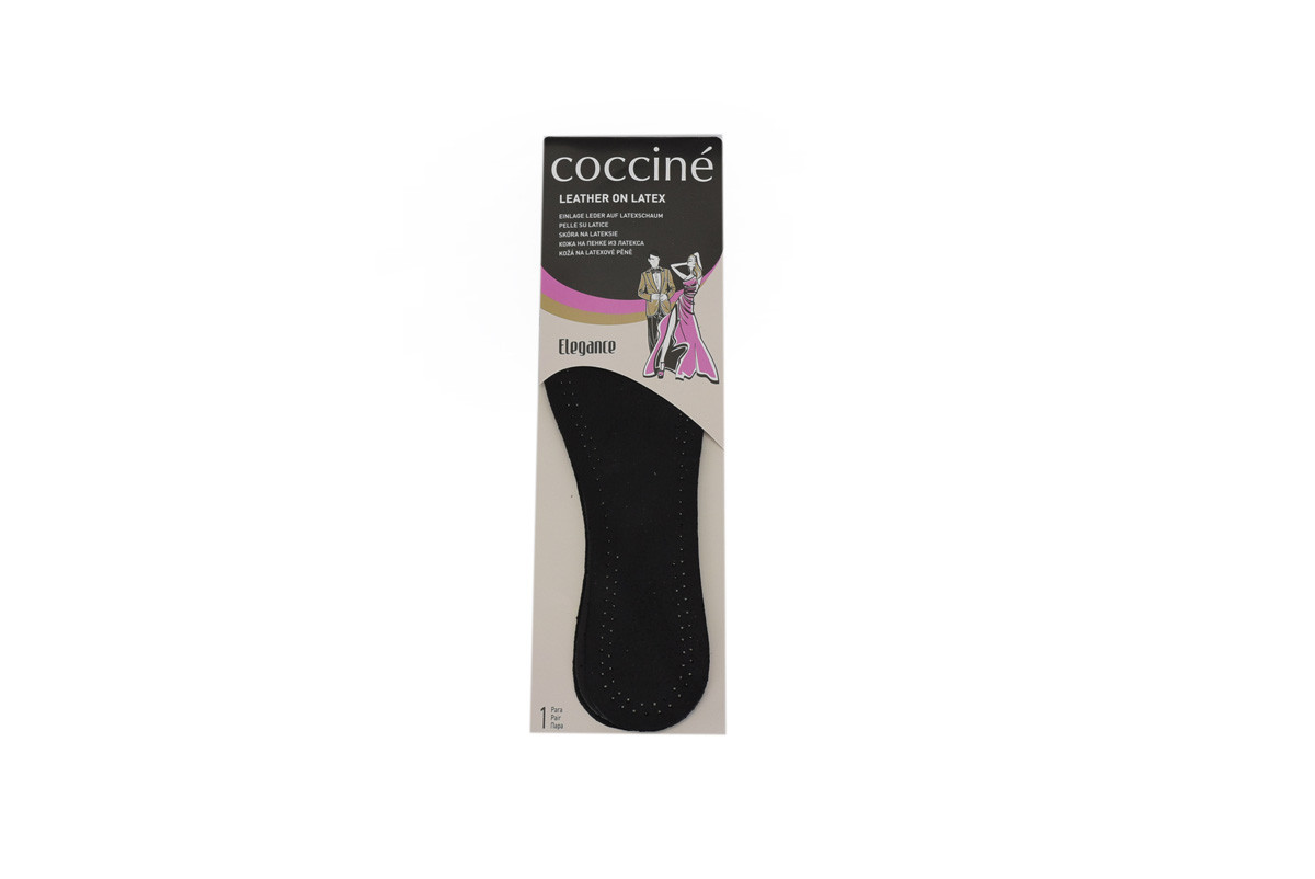 

Стельки кожаные на латексе Coccine LEATHER ON LATEX размер 40 черные 665/52/02/40