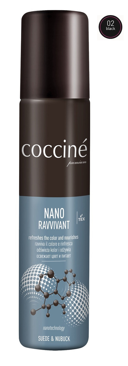 

Спрей для замши и нубука Coccine RAVVIVANT NANO Черный 100мл 55/19/100/02