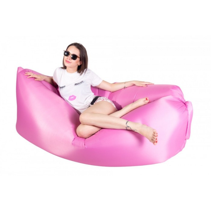 

Надувной матрас диван Lamzak гамак, шезлонг Двухслойный Розовый