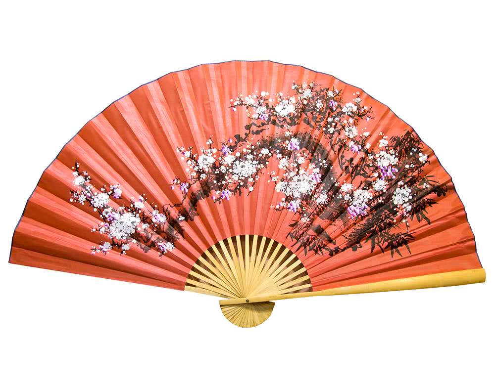 

Веер Настенный "сакура На Красном Фоне" (90 См) 25105