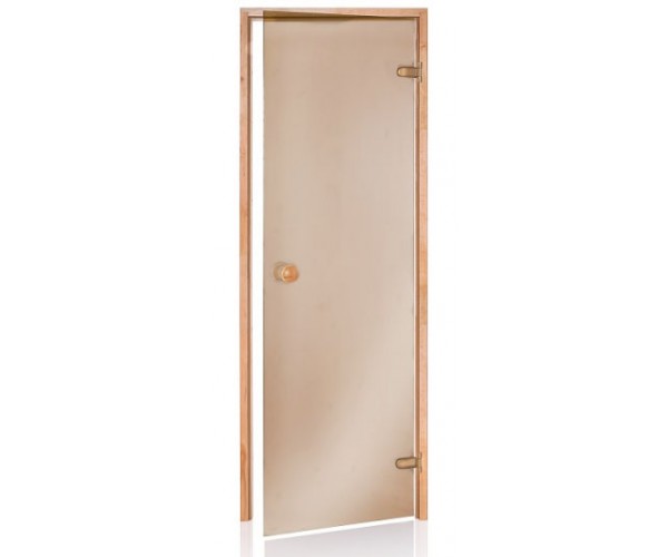 

Двери для бани и сауны Wood classic бронза 80х190