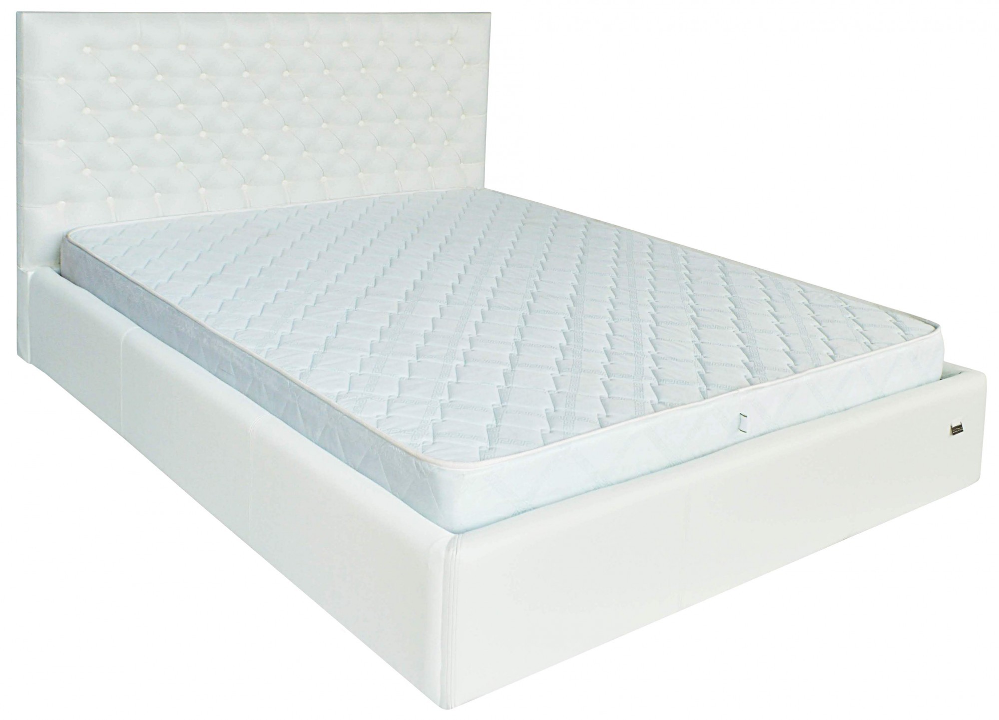 

Кровать Cambridge Comfort 120 х 190 см Boom 01 С подъемным механизмом и нишей для белья Белая