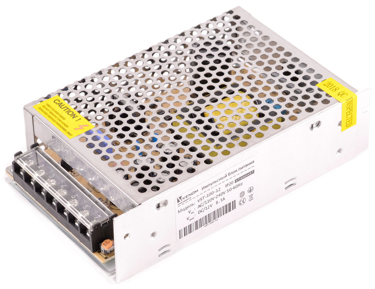 

Блок питания Venom 12В 100Вт Standart IP20 (VST-100-12)
