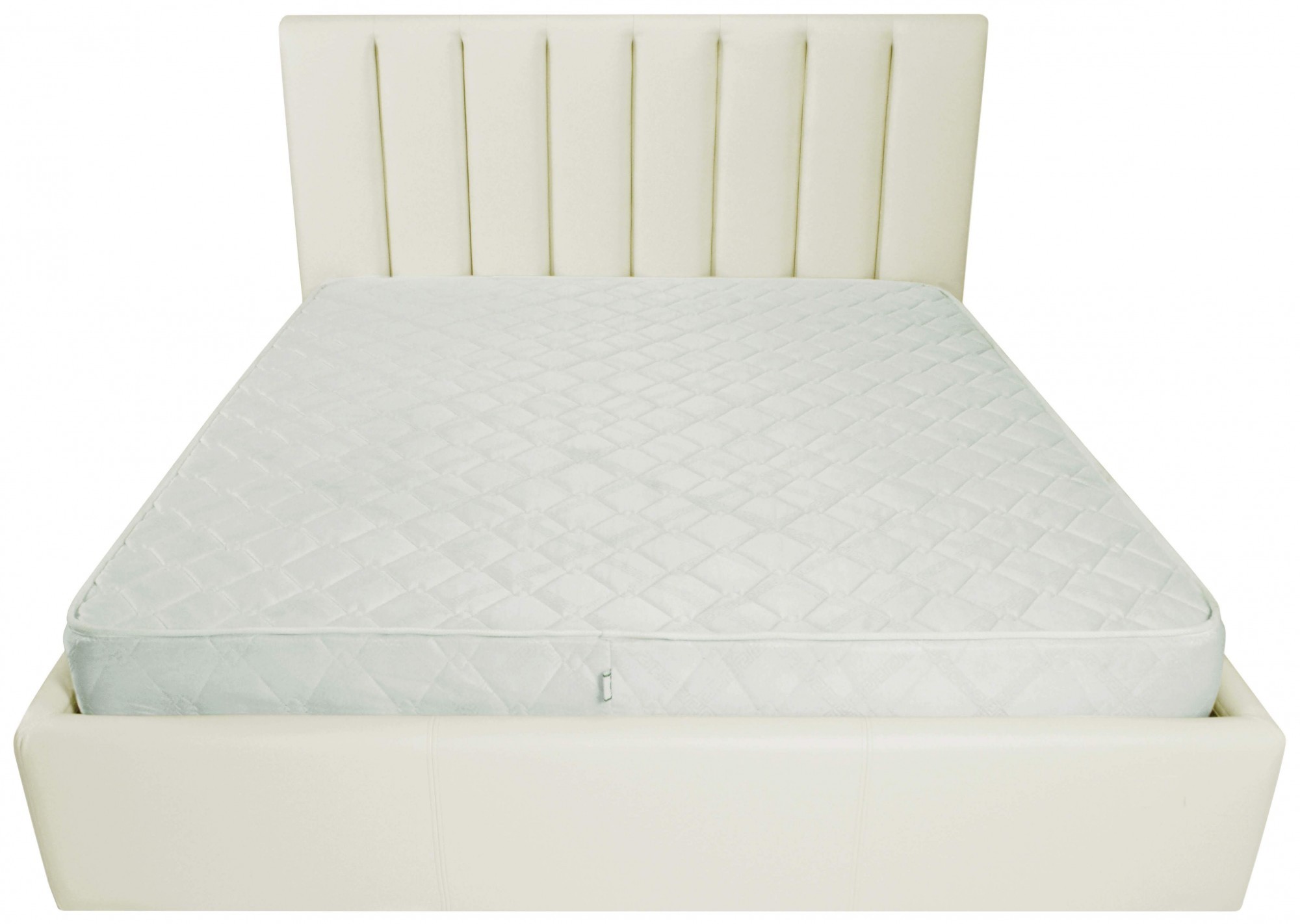 

Кровать Двуспальная Sanam Comfort 160 х 200 см Fly 2200 A1 С подъемным механизмом и нишей для белья Белая