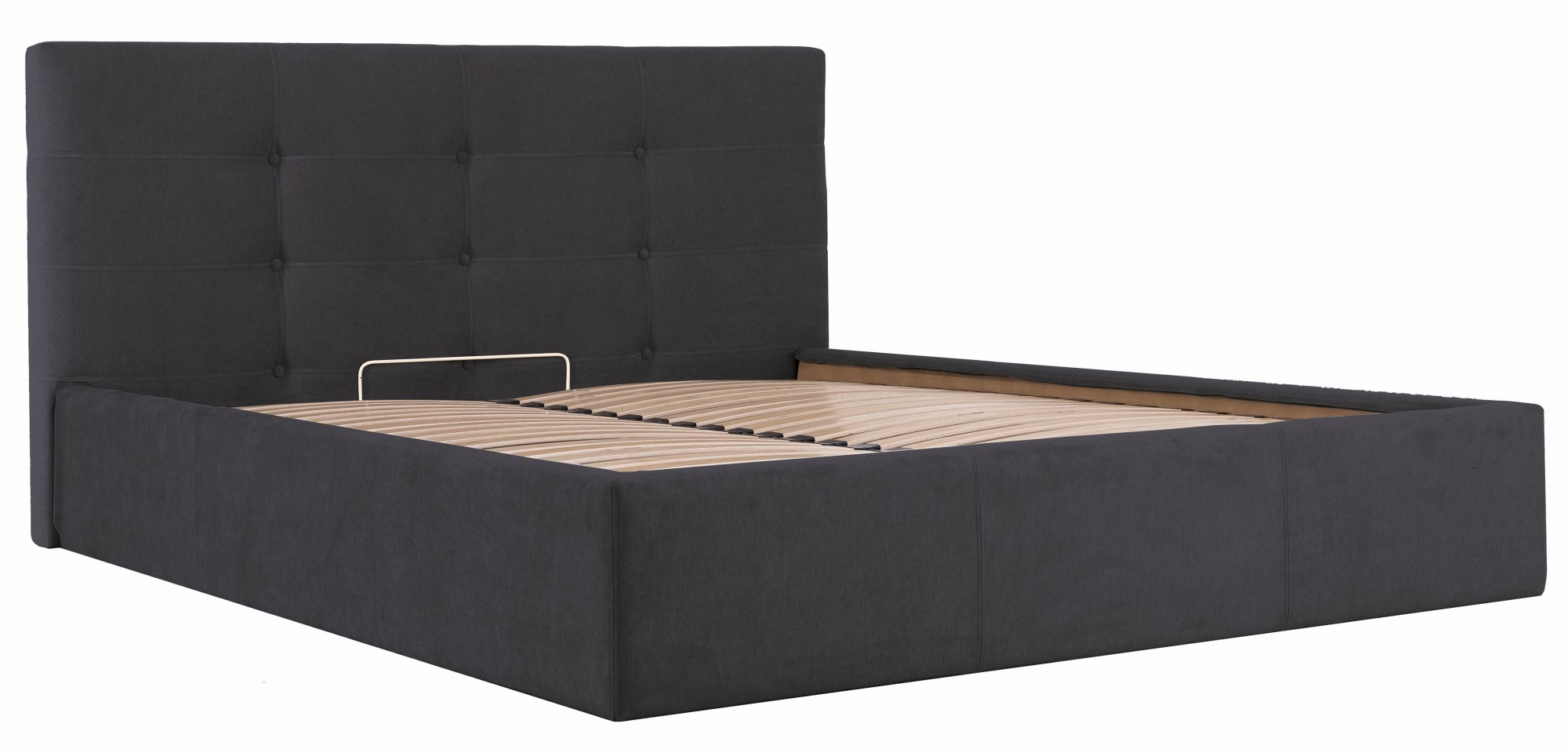 

Кровать Manchester Standart 140 х 200 см Мисти Dark Grey Темно-серая