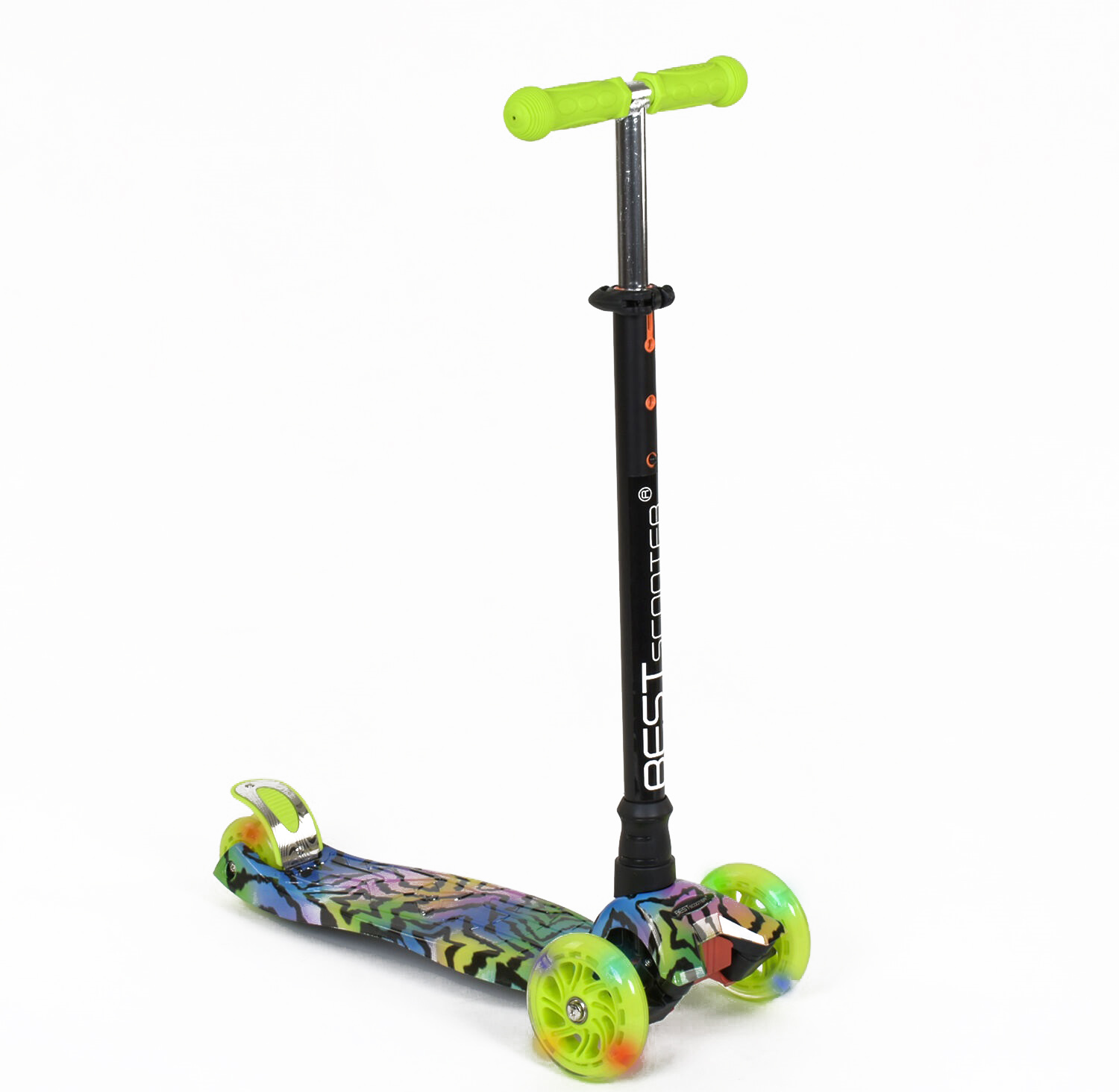 

Самокат детский 3х колесный Best Scooter, ar. DIMSA-8775, салатовый