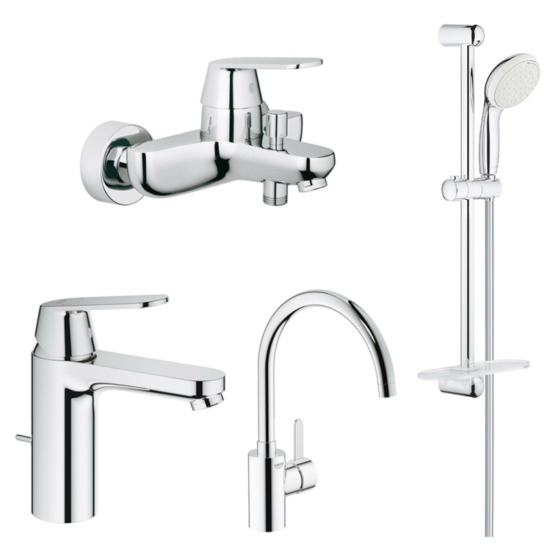 

Набор Смесителей Для Кухни И Ванной M-Size Grohe Ex Eurosmart Cosmopolitan 126115Mk