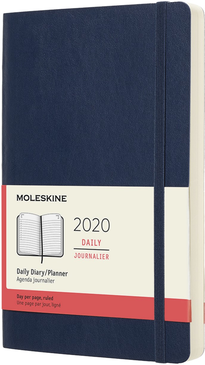 

Ежедневник Moleskine 2020 13 х 21 см 400 страниц Сапфир Мягкая обложка (8058647628820)