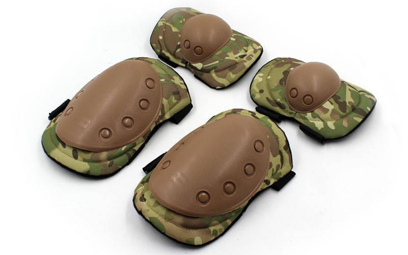 

Комплект защитный тактический наколенники налокотники zelart BC-4039-HG