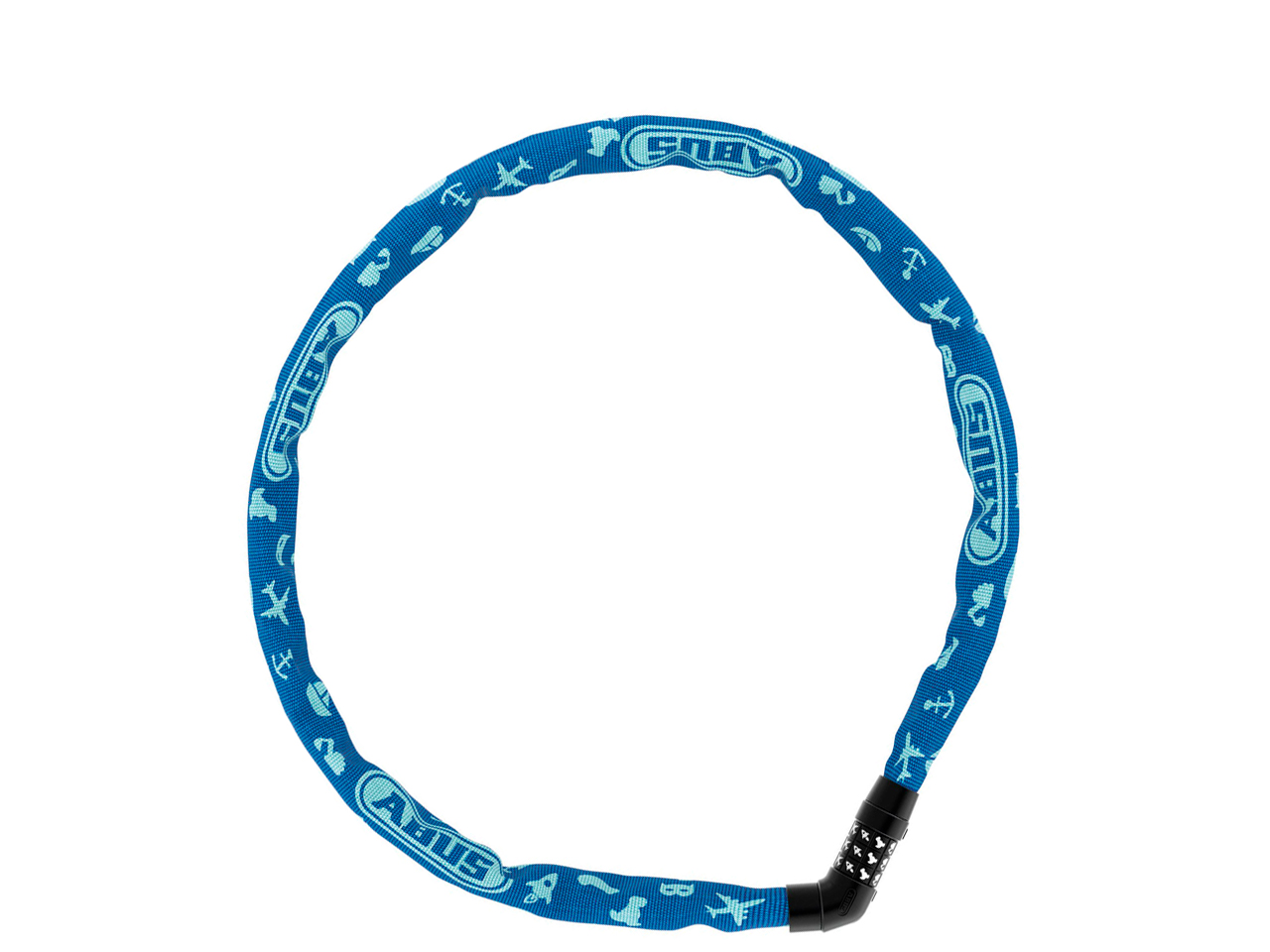 

Велозамок с цепью ABUS 4804C/75 Steel-O-Chain Blue SYMBOLS