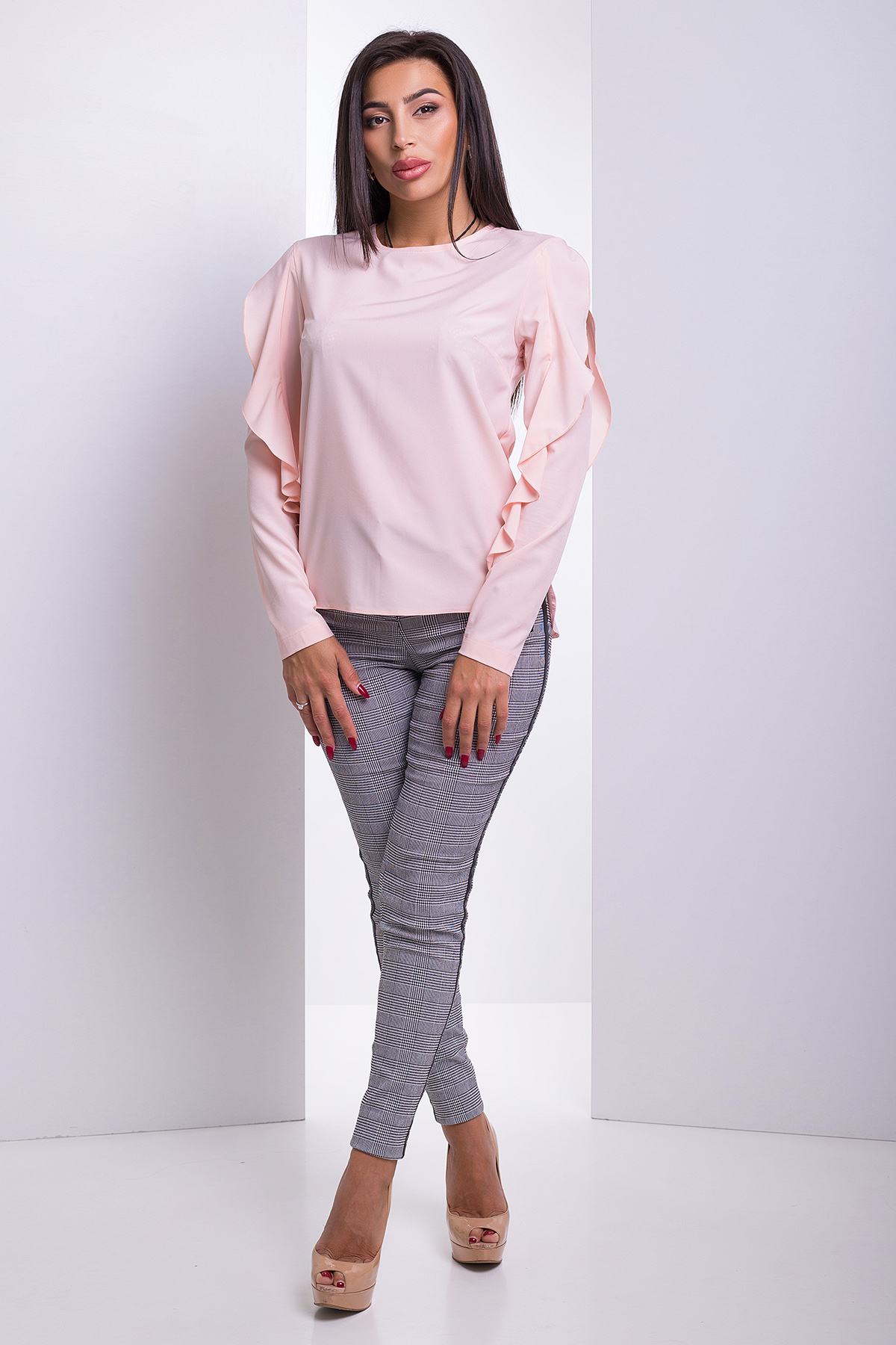 

БЛУЗА "ФЕЛИЧИТА" (ПУДРА) 42-44 (XS-S)