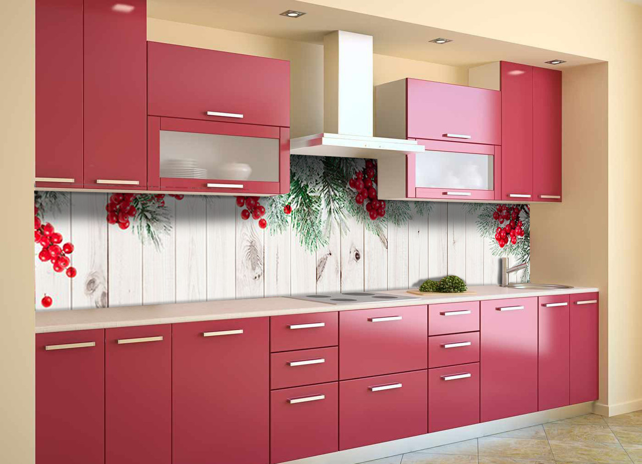 

Скинали на кухню Zatarga «Новогодний колорит» 600х3000 мм ( новый год 2021, наклейки, виниловая 3Д наклейка Z180524/2