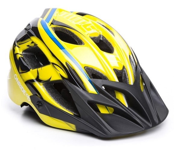 

Шлем ONRIDE Rider глянцевый желто/голубой M (55-58 см)